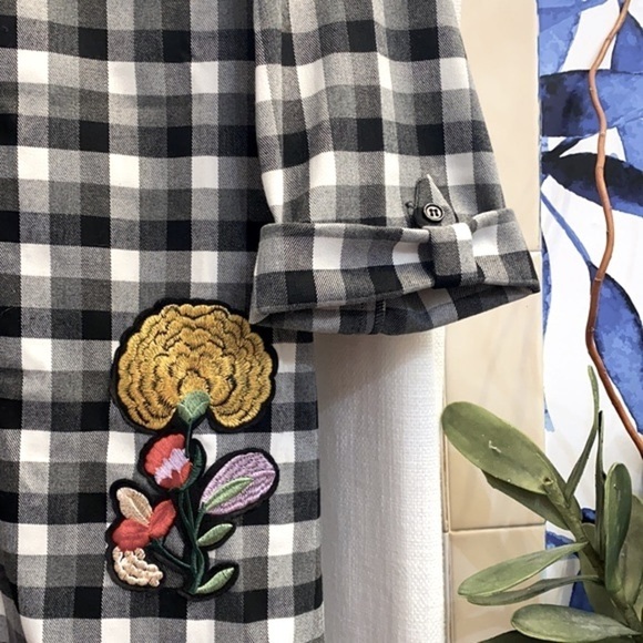 Women’s Nicole Miller New York Checkered Shirt Dress Size 8 - Picture 3 of 7